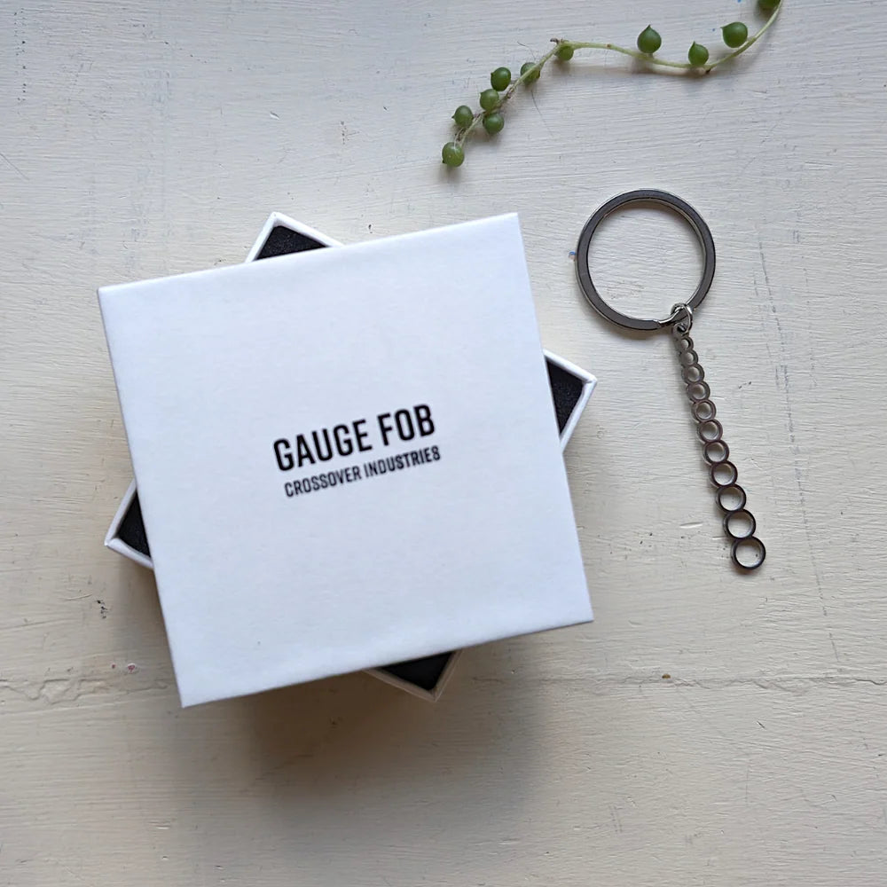 Gauge Keychain Fob CrossOver Industries