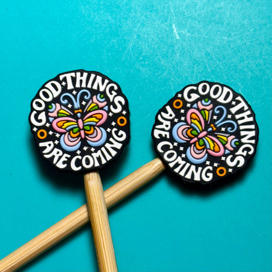 Knitting Needle Point Protectors - Good Things are Coming