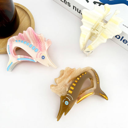 Tuna Claw Clip, Marine Animal Hair Clip