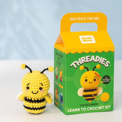 Kid's Crochet Kit - Bee