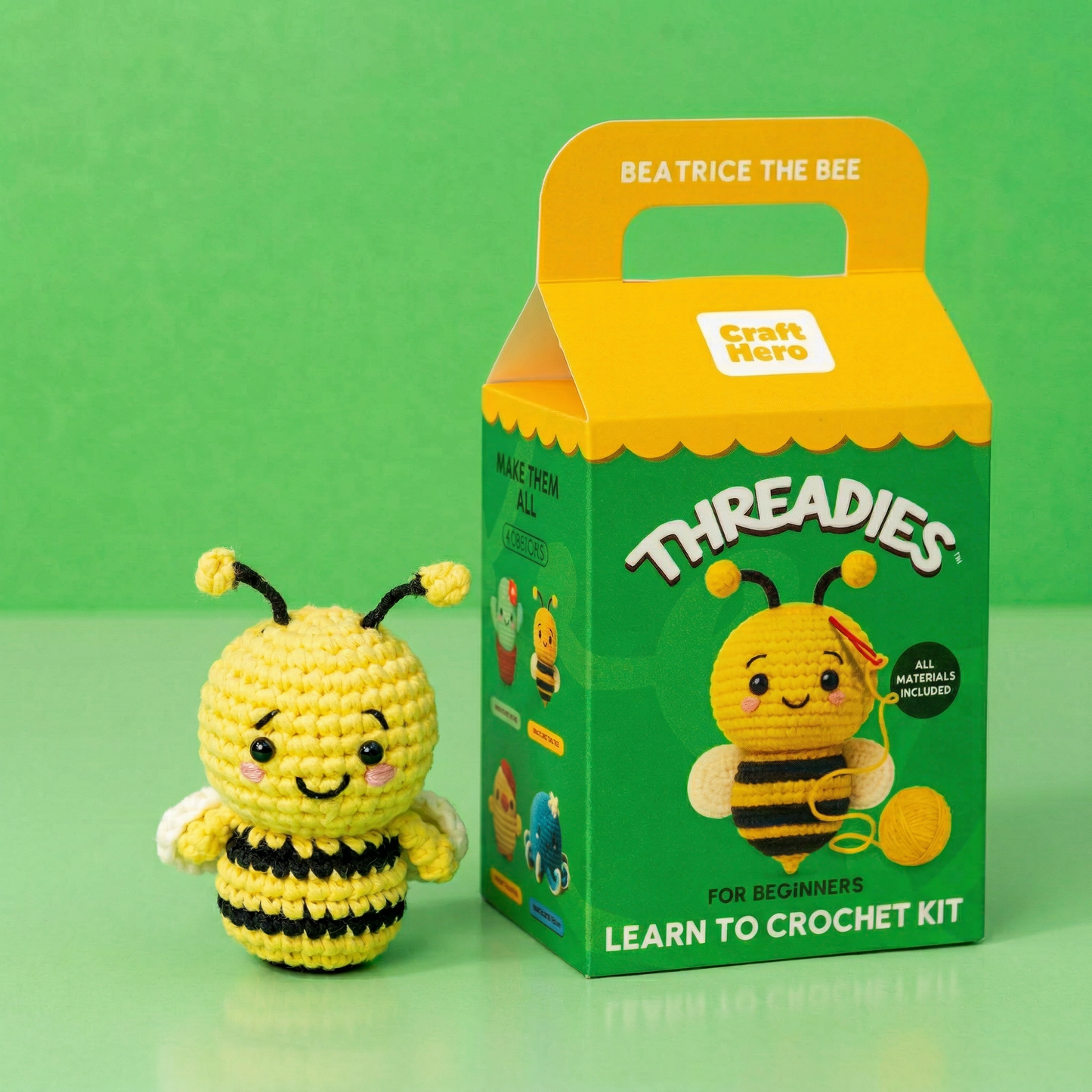 Kid's Crochet Kit - Bee