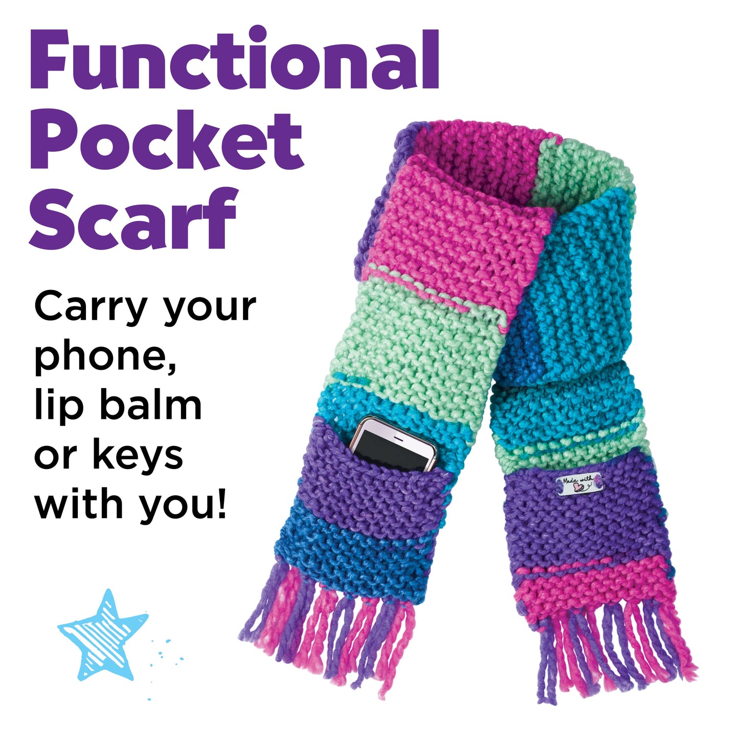 Kid's Knit Kit - Scarf