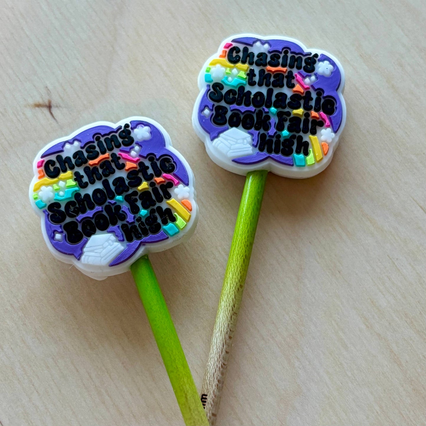 Knitting Point Protectors - 90s Book Fair Nostalgia Funny