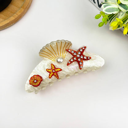 4.1'' Starfish Claw Clip,Undersea World Series Hair Clip