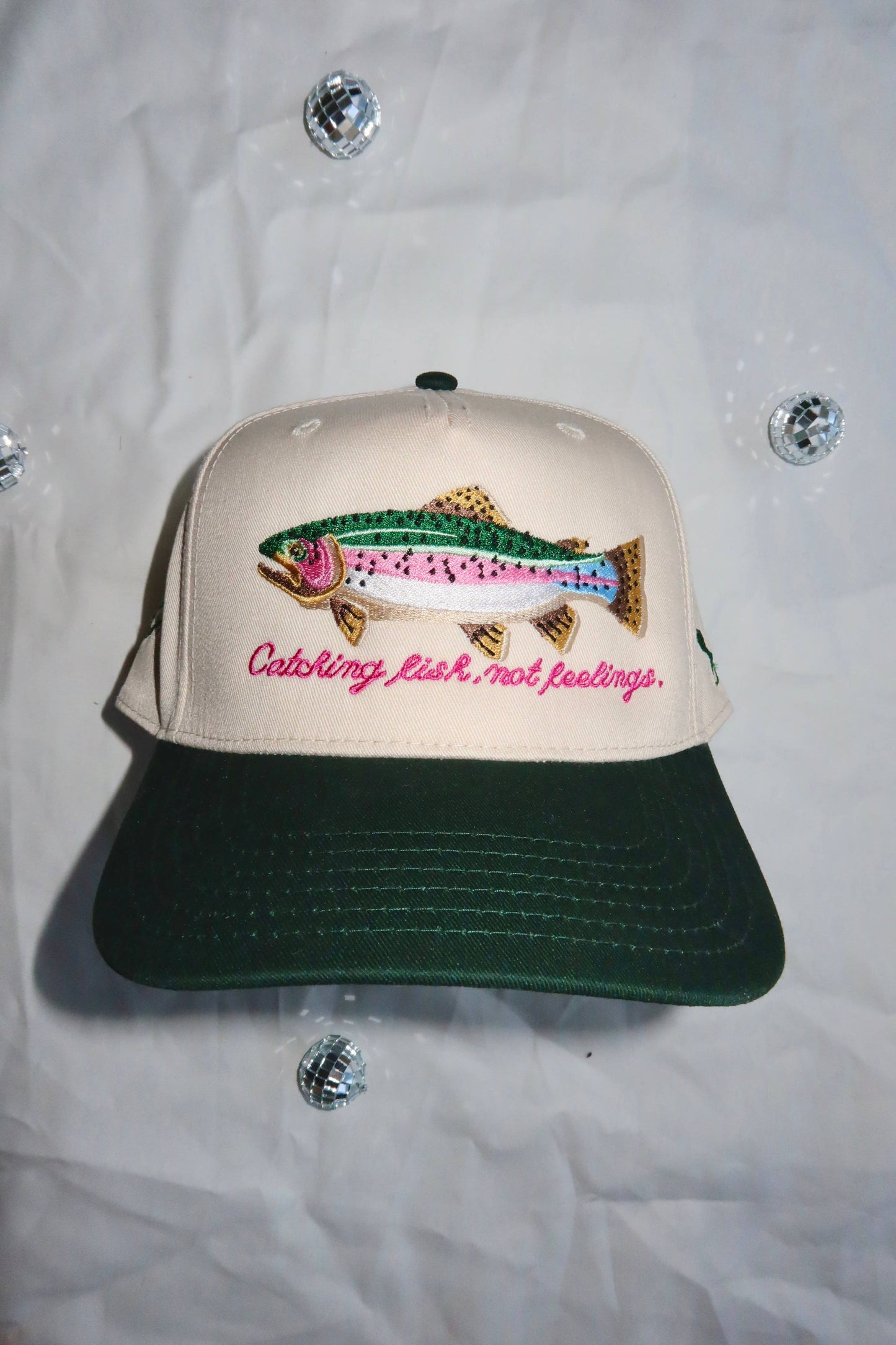 Catching Fish Not Feelings Trucker Hat 