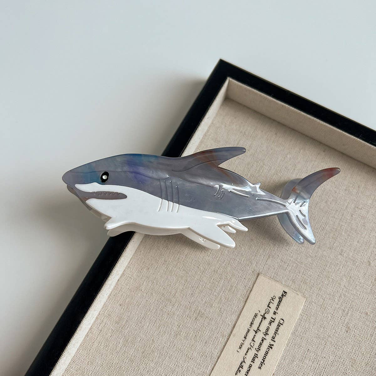 Shark series acetate hairpin, beach hairpin_CWAHA5713