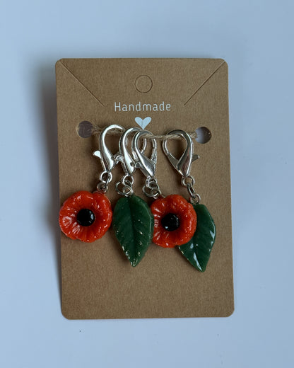 Gobblin Glass Stitch Markers