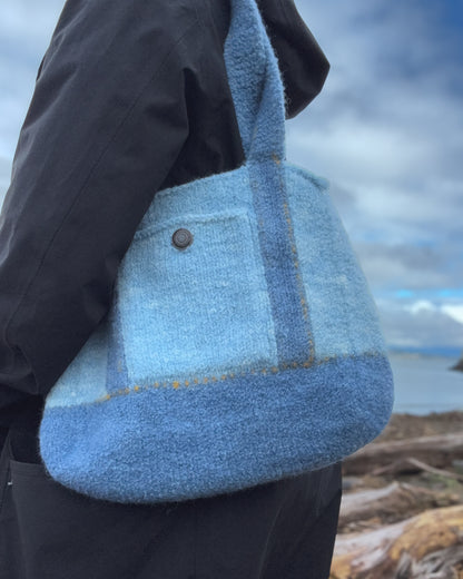 Knitalee x oSHen Fibres "Vintage Jeans" Legume Tote Kit