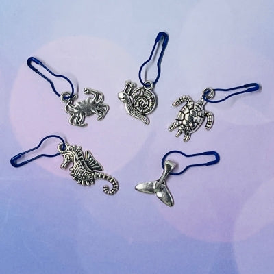 Sea Life Stitch Markers 5pk