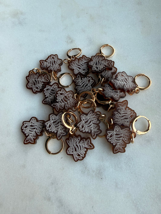 Scorpio Red Lionfish Stitch Markers