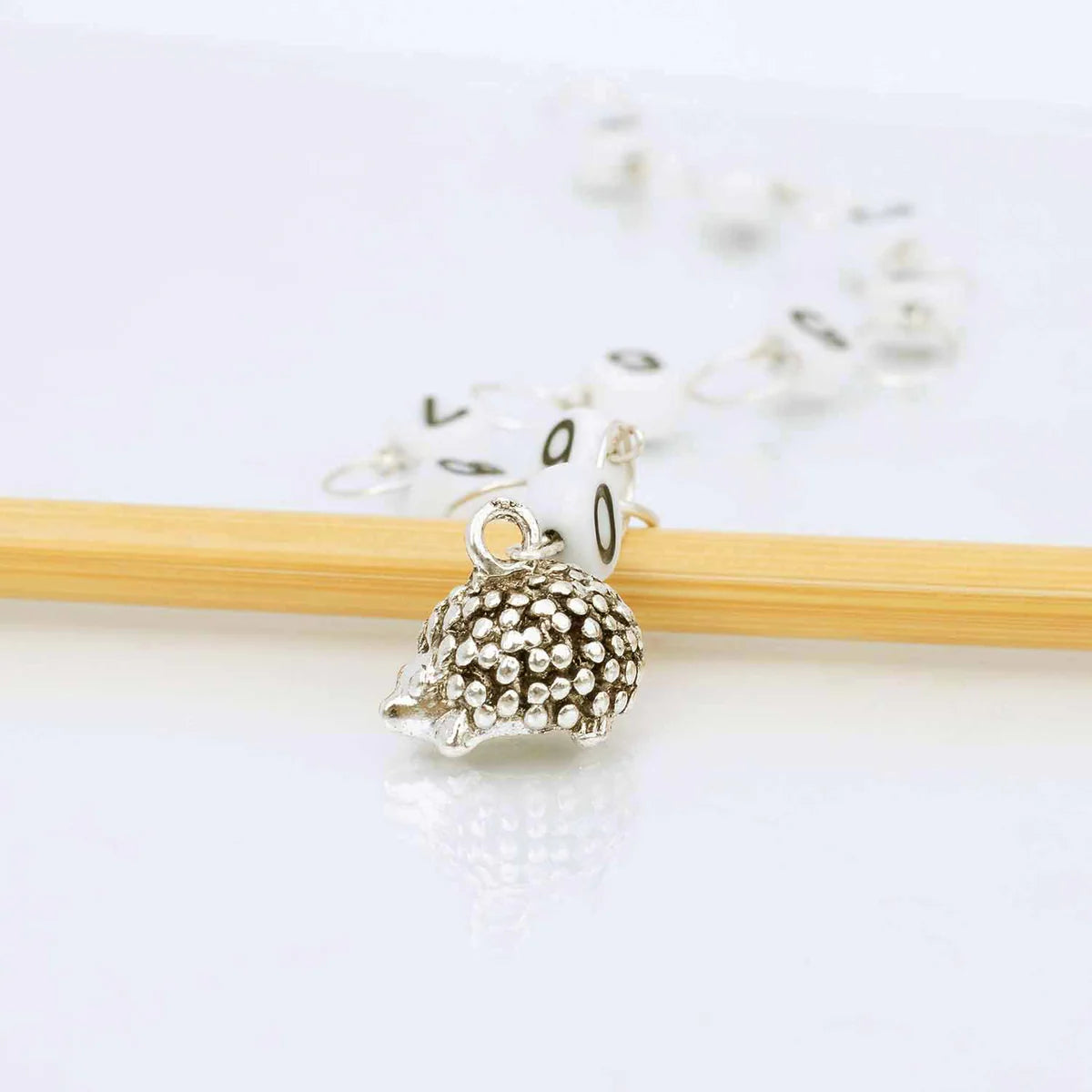 Snag Free Row Counter Silver Hedgehog
