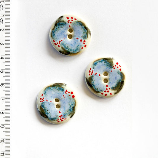 L419 Stunning Floral Buttons