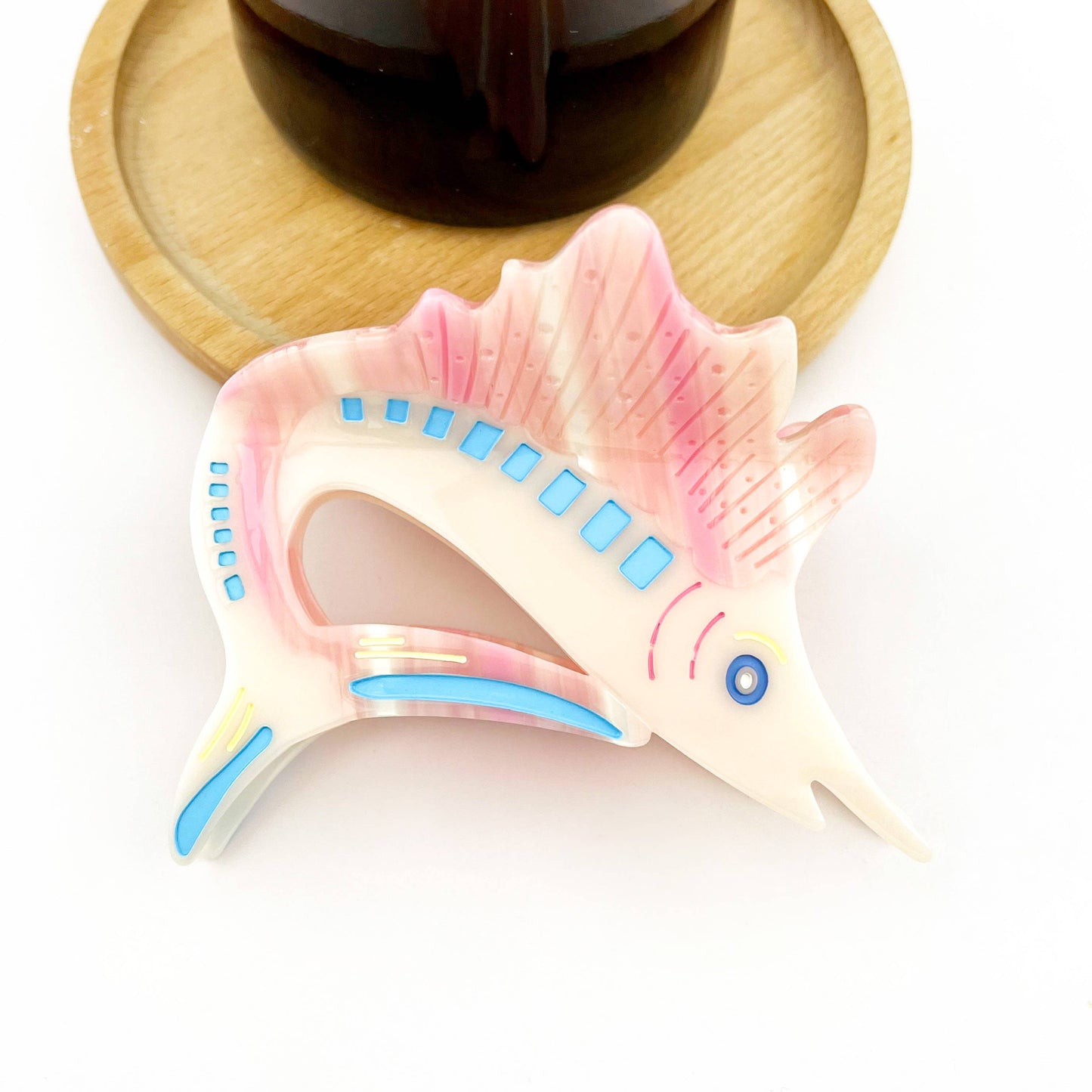 Tuna Claw Clip, Marine Animal Hair Clip
