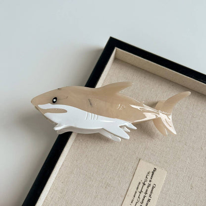 Shark series acetate hairpin, beach hairpin_CWAHA5713