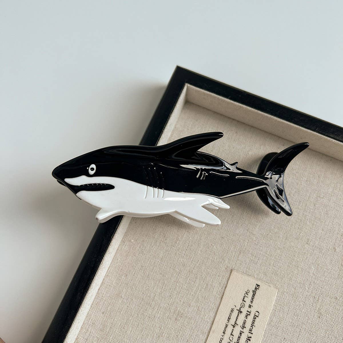 Shark series acetate hairpin, beach hairpin_CWAHA5713