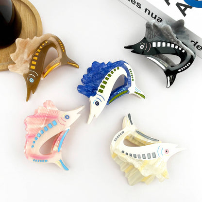 Tuna Claw Clip, Marine Animal Hair Clip