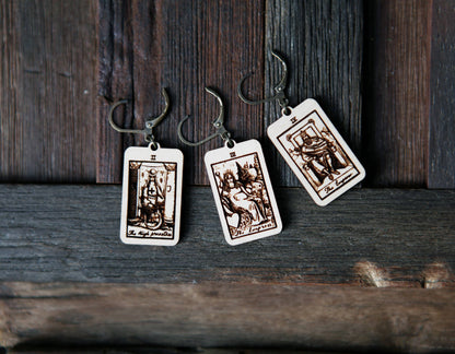 Tarot Knitting Progress Keepers & Crochet Markers Set of 3