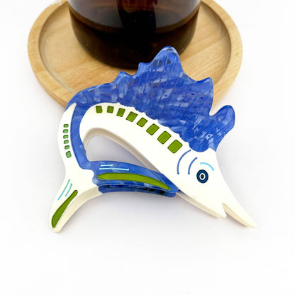 Tuna Claw Clip, Marine Animal Hair Clip