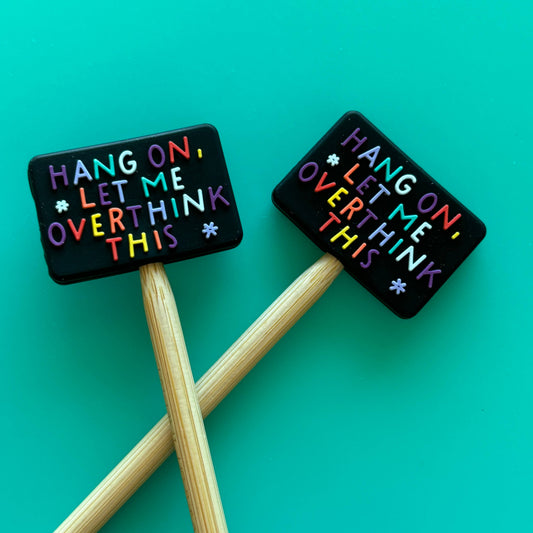 Knitting Needle Point Protectors - Overthink This - Anxiety